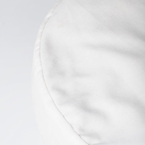 Handcrated Buckwheat Meditation Pillow (White)