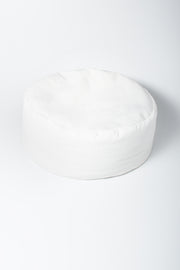 Handcrated Buckwheat Meditation Pillow (White)