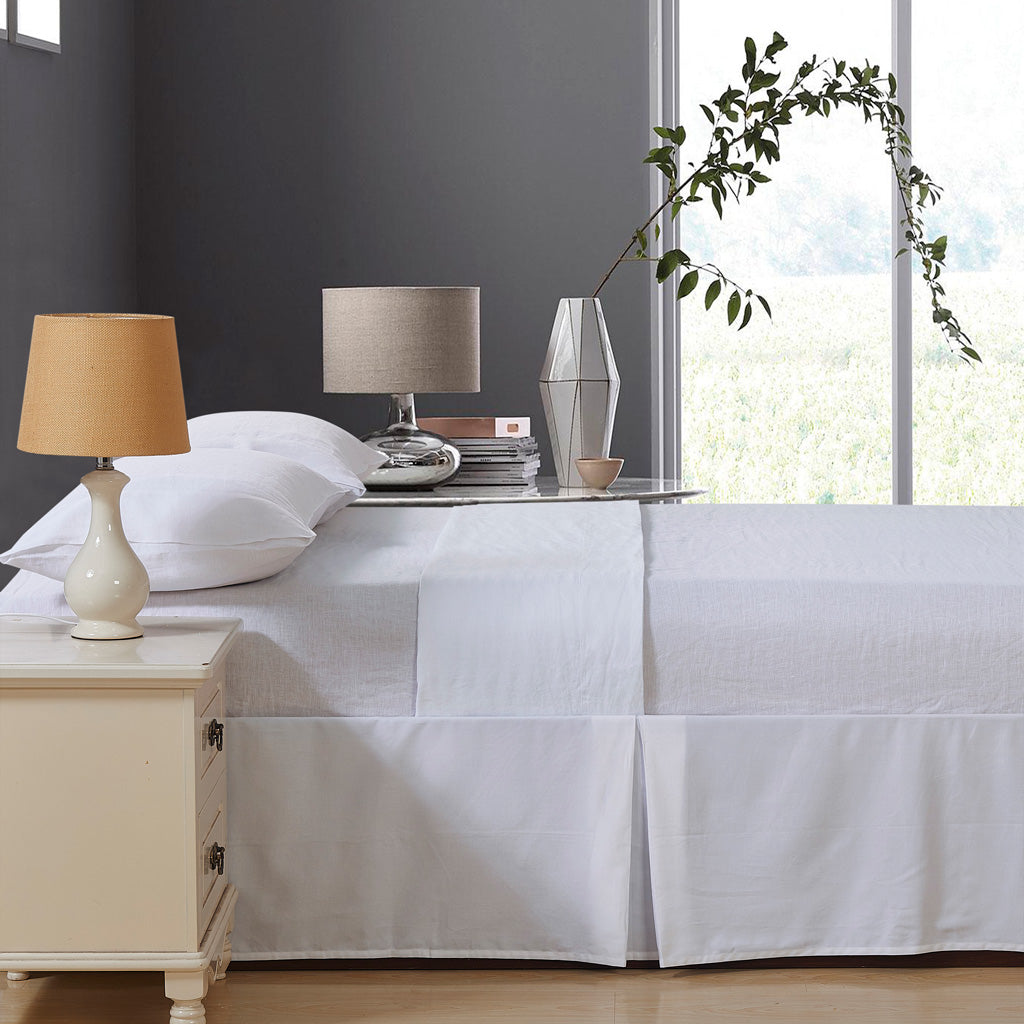 Star White Linen Sheet Set