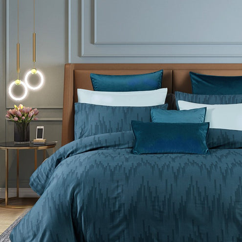 Darian Teal Duvet Cover Set