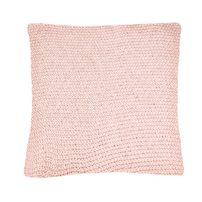 Bulky Pink Knitted Cushion