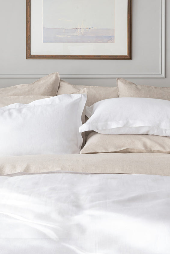 Nicola Linen - Grand Sham Knife Edge