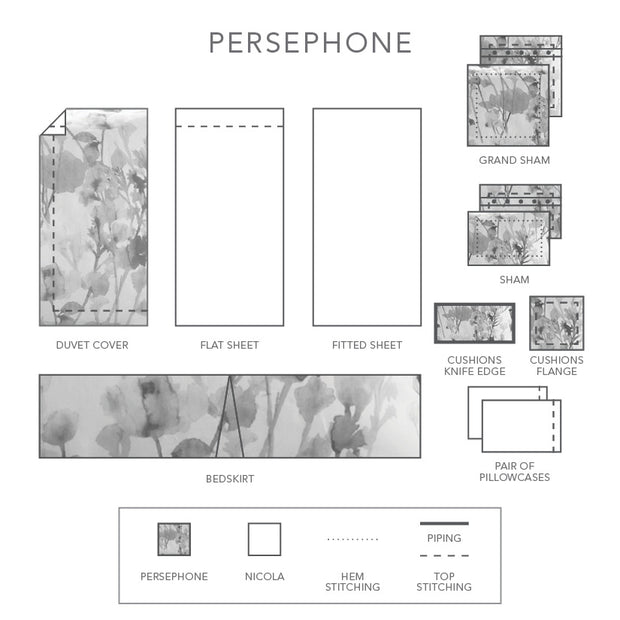 Persephone - Cushions 1.5” Flange