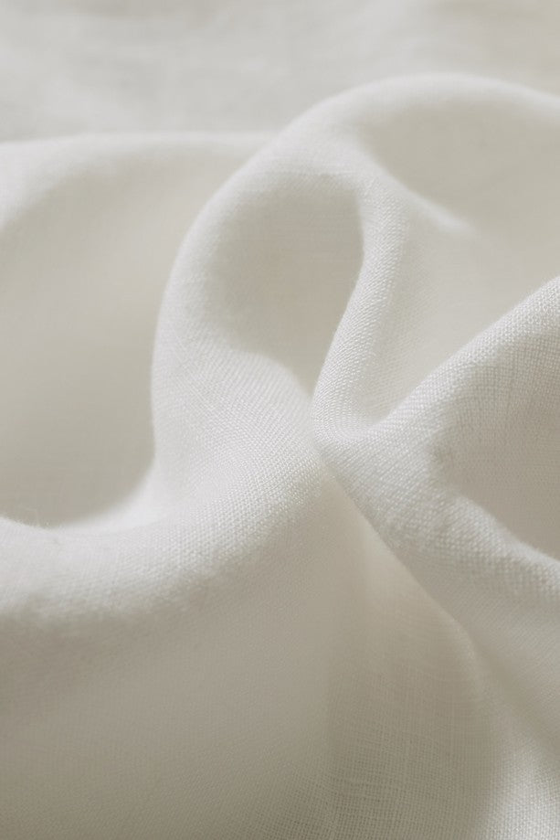 Star White Linen Sheet Set