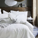 Star White Linen Sheet Set