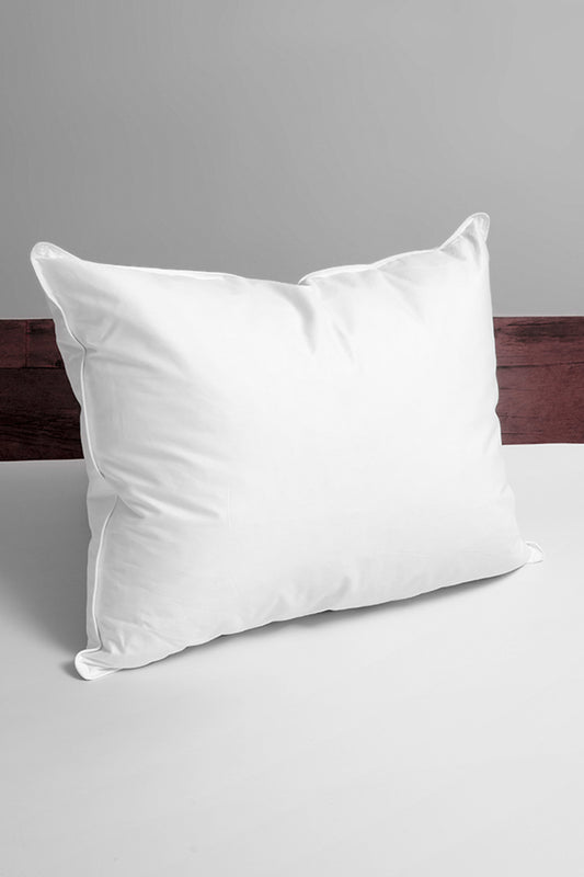 Down and feather blended pillow by Guildcraft.