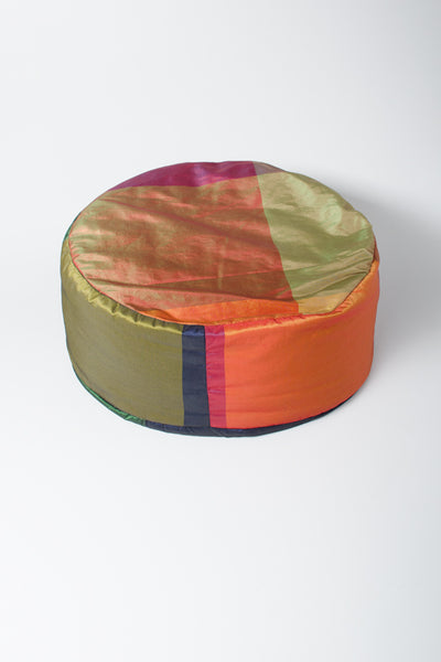 Handcrafted Buckwheat Meditation Pillow (Silk)