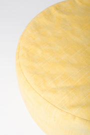 Handcrafted Buckwheat Meditation Pillow (Yellow)