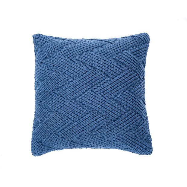 Zig Zag Blue Cushion